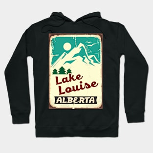 Lake Louise Alberta Canada Skiing Ski Banff National Park Hoodie